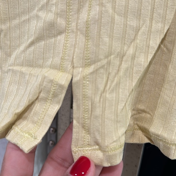 💛AERIE RIBBED APPLIQUE LACE LONGLINE BRALETTE - Picture 4 of 13